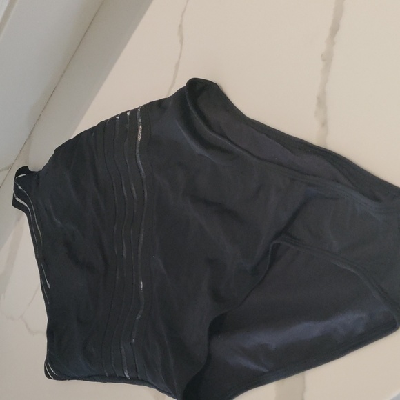 Cupshe One Shoulder Adjustable Straps Cutout Asymmetrical Swimwear Mesh blk Sz M - Picture 3 of 5